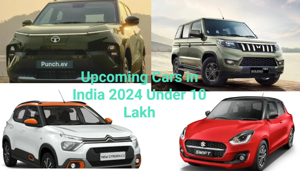 Top 5 Upcoming Cars in India 2024 Under 10 Lakh