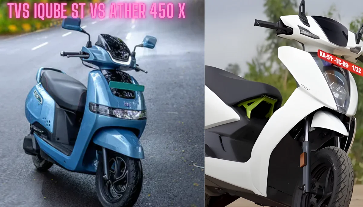 TVS iQube ST VS Ather 450 X Electric Scooters